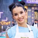 La actriz sorprendió al trío de chefs con su menú de tres tiempos.