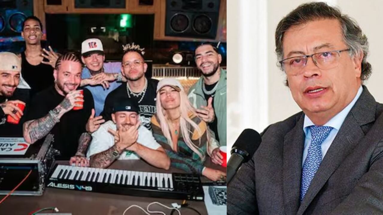 El presidente de manifestó a través de su cuenta oficial de X y habló de la polémica tras el lanzamiento de los artistas colombianos.