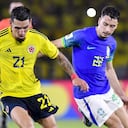 Daniel Muñoz en el partido ante Brasil por las eliminatorias sudamericanas