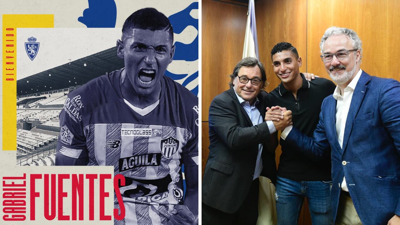 Gabriel Fuentes tendrá en el Real Zaragoza su primera experiencia internacional.
