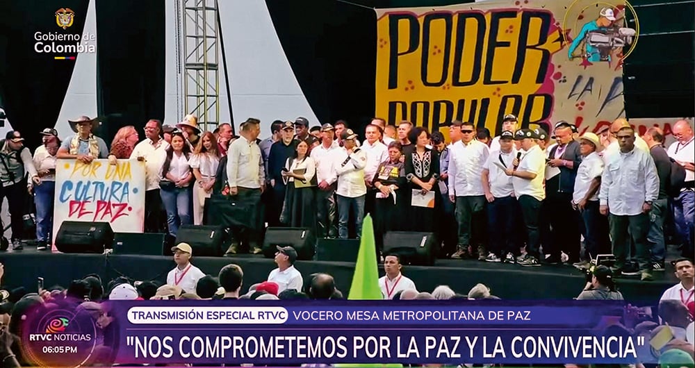 Encuentro del presidente Petro con los cabecillas de las estructuras criminales de Medellín.