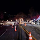 Accidente en la vía al llano