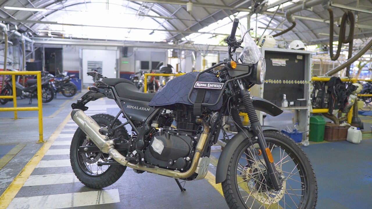 Moto de Royal Enfield ensamblada en Envigado