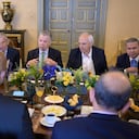 Expresidentes en Comisión Asesora de Relaciones Exteriores.