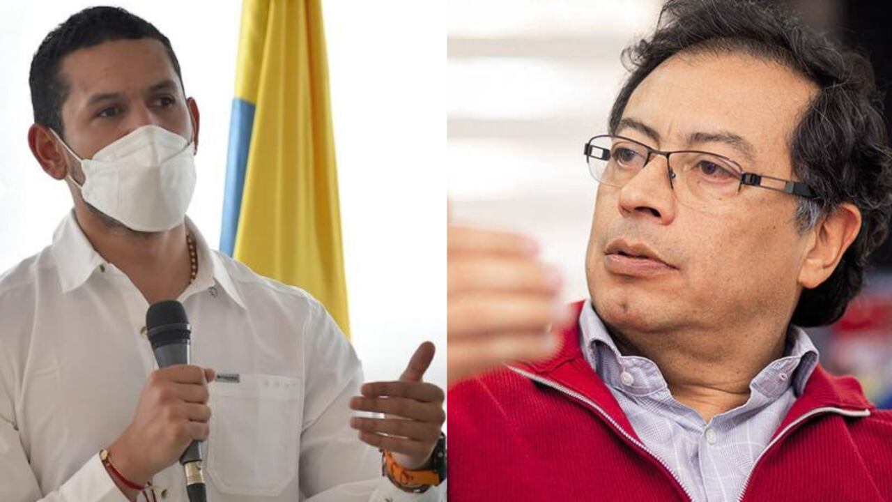 Daniel Palacios y Gustavo Petro