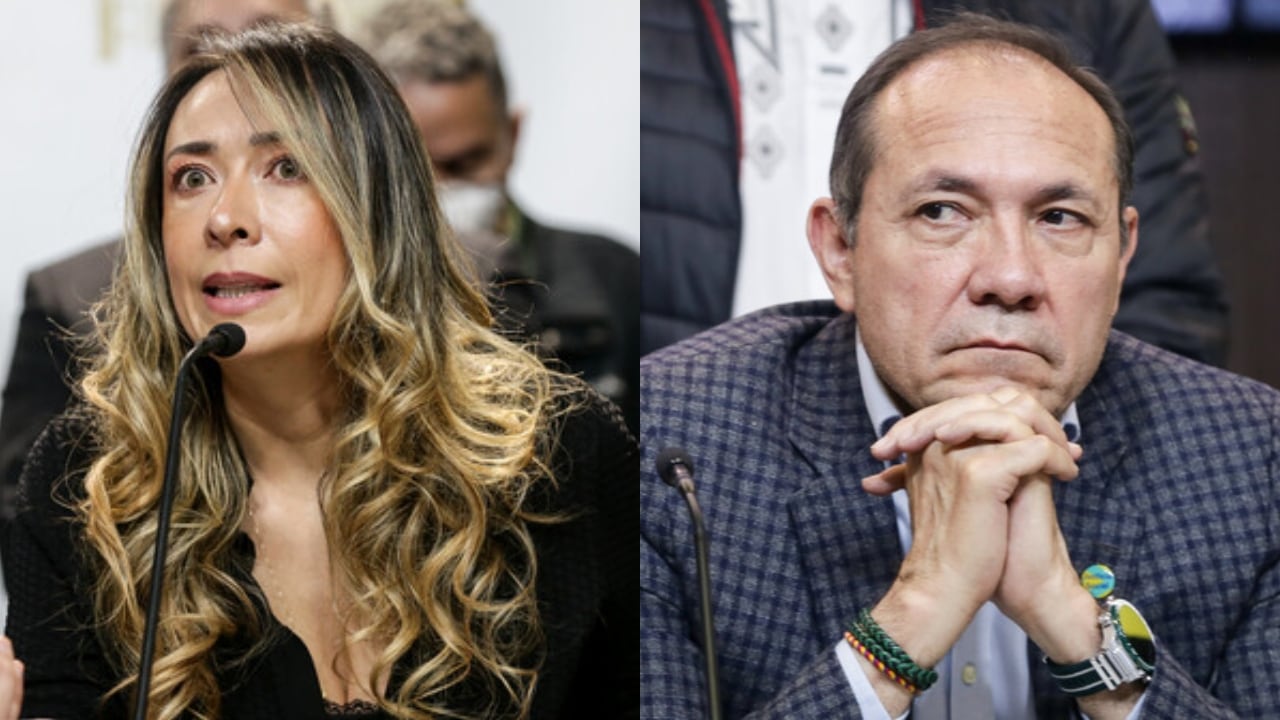 Katherine Miranda y Antonio Sanguino