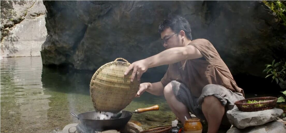 Plato callejero viral.