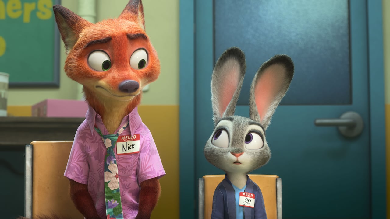 Nick Wilde y Judy Hopps en 'Zootopia 2'.