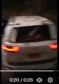 Así quedó la camioneta de gama alta del reconocido médico Julián Quintero, asesinado por sicarios en Norte de Santander.