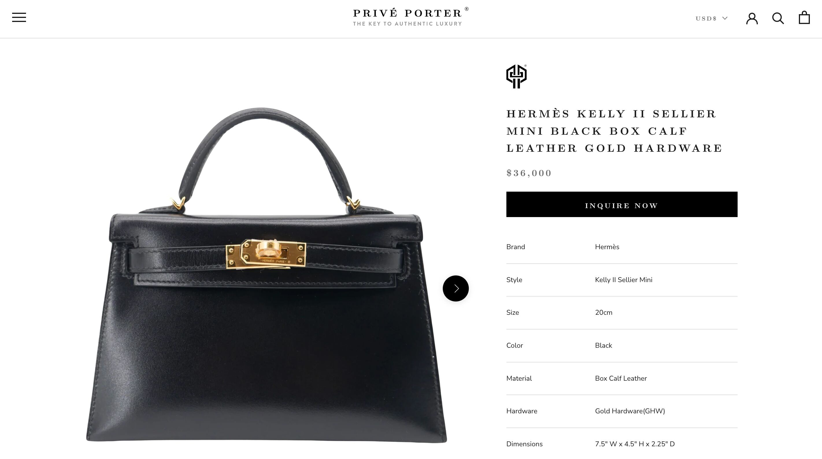 Mini Black Box Birkin