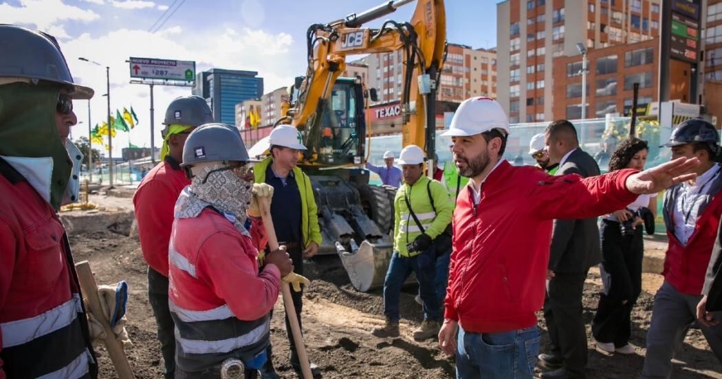 Alcalde Carlos Fernando Galán hizo un recorrido por las obras de la Avenida 68.