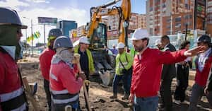 Alcalde Carlos Fernando Galán hizo un recorrido por las obras de la Avenida 68.