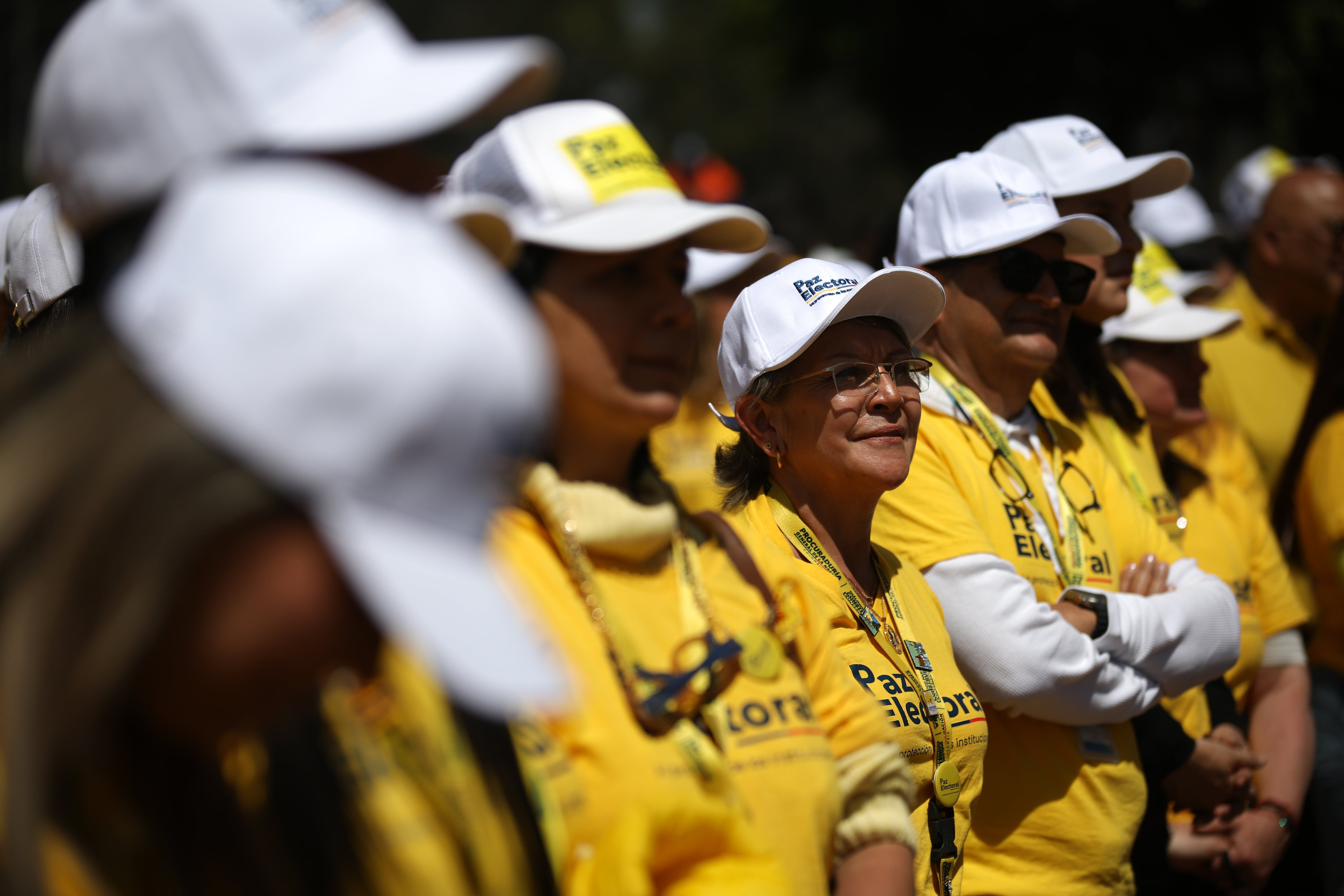 Bogotá. Febrero 26 de 2026. En la Registraduría Nacional del Estado Civil, el procurador Gregorio Eljach realizó la instalación de la jornada Colombia se Viste de Paz Electoral, una estrategia en la que participarán miles de funcionarios, organizaciones del sector productivo y de la sociedad civil para blindar el proceso electoral.