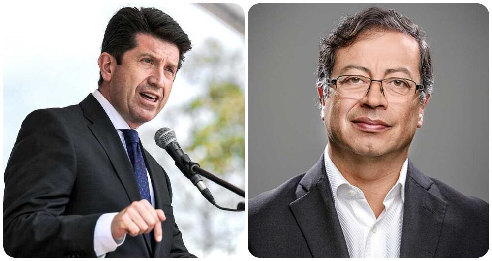 Diego Molano y Gustavo Petro