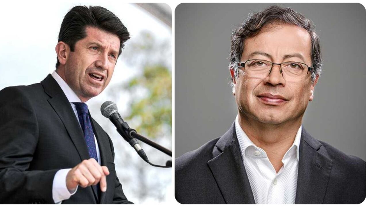 Diego Molano y Gustavo Petro