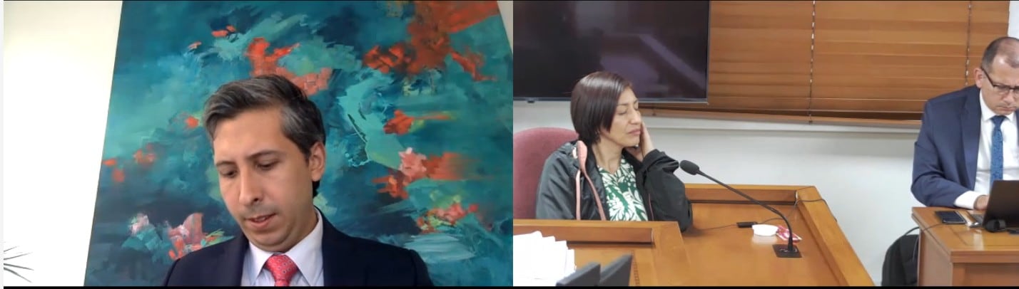 Eurídice Cortés Velasco, alias Diana, continuó su declaración en el juicio contra el expresidente Álvaro Uribe Vélez.