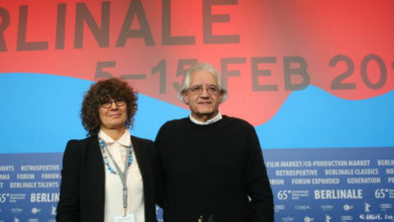 El cineasta Patricio Guzmán y su esposa, la productora alemana Renate Sachse.