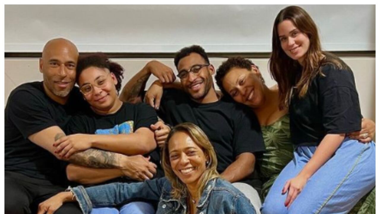 Familiares de Pelé.