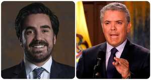 Gabriel Santos e Iván Duque