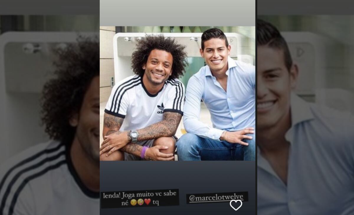 El volante colombiano y su sentido mensaje a Marcelo.