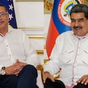 El presidente de Colombia, Gustavo Petro y Nicolás Maduro, mandatario de Venezuela.