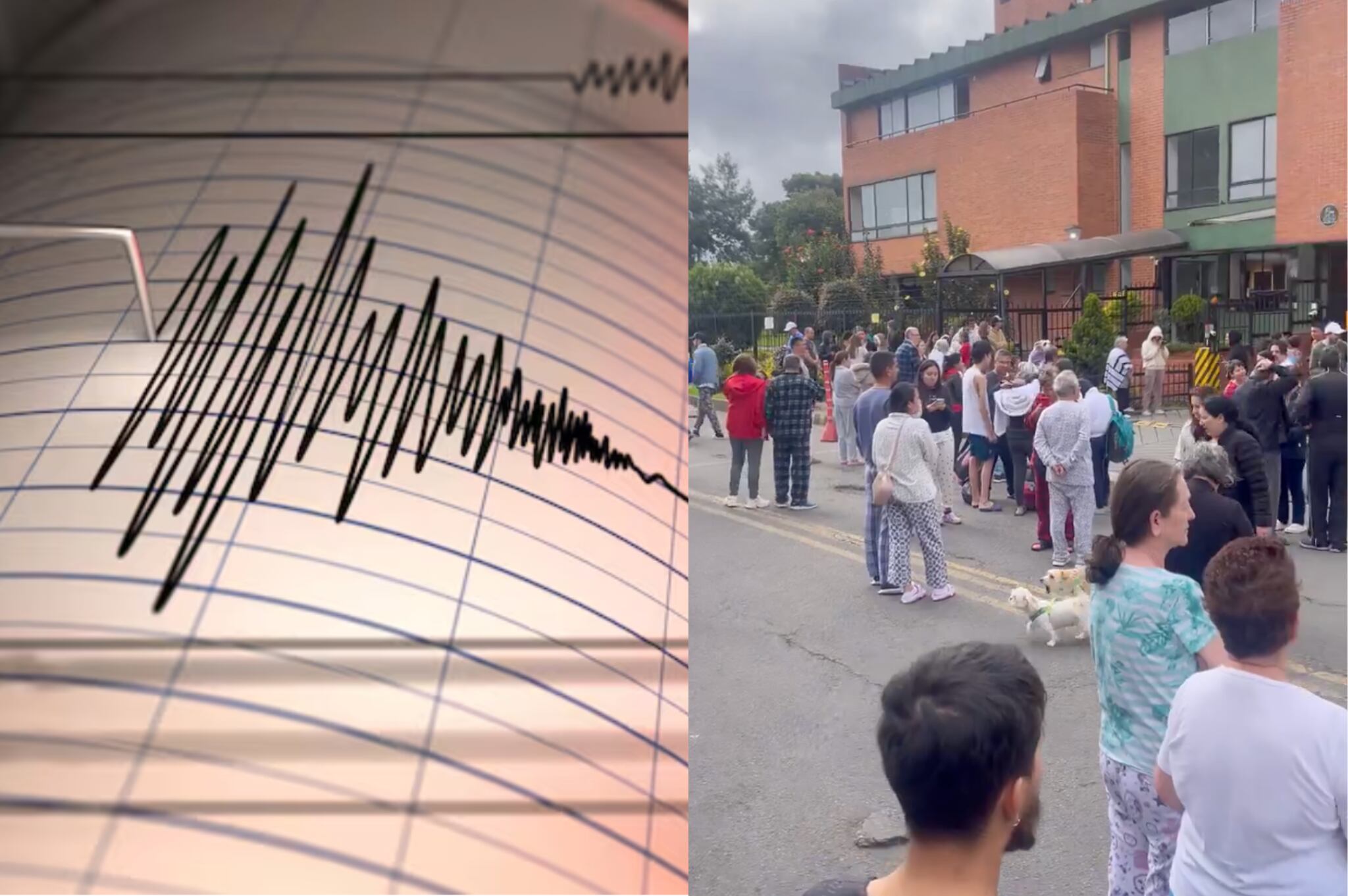 Imágenes del temblor en Bogotá este domingo 8 de junio de 2025