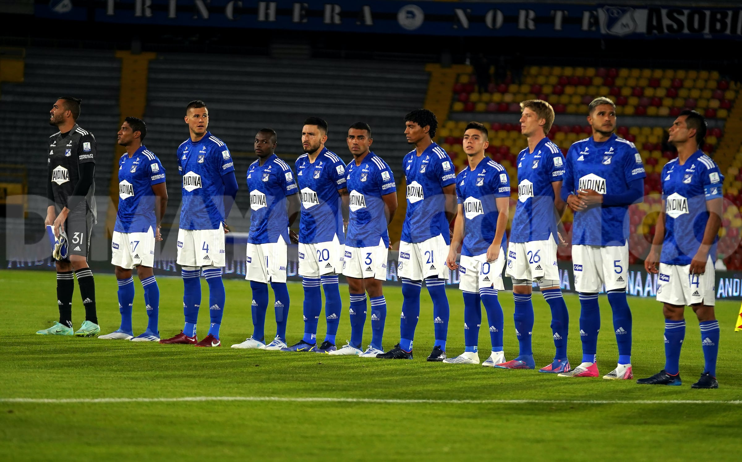 Millonarios confía que Llinás y Montero puedan jugar la ida de la final de la Copa Betplay ante Junior