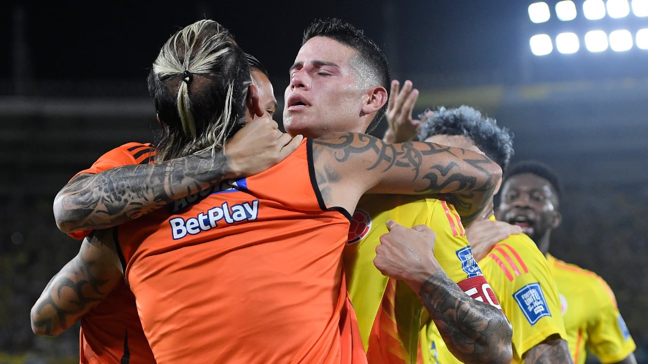 Selección Colombia en su clasificación al Mundial 2026.