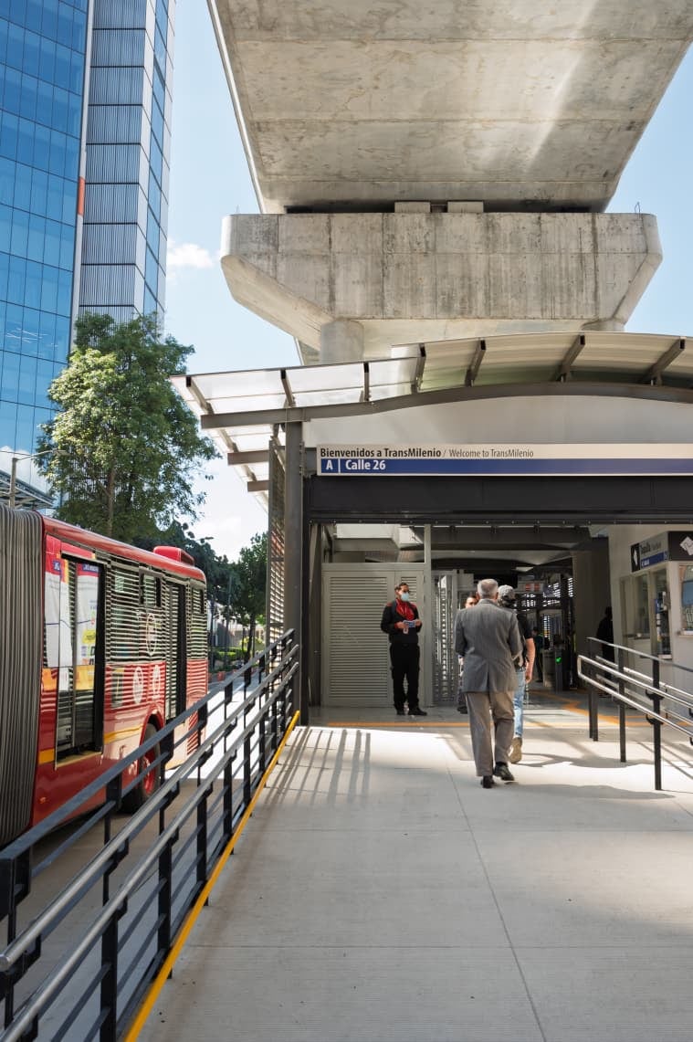 Entró en operación la nueva estación de Transmilenio de la Calle 26