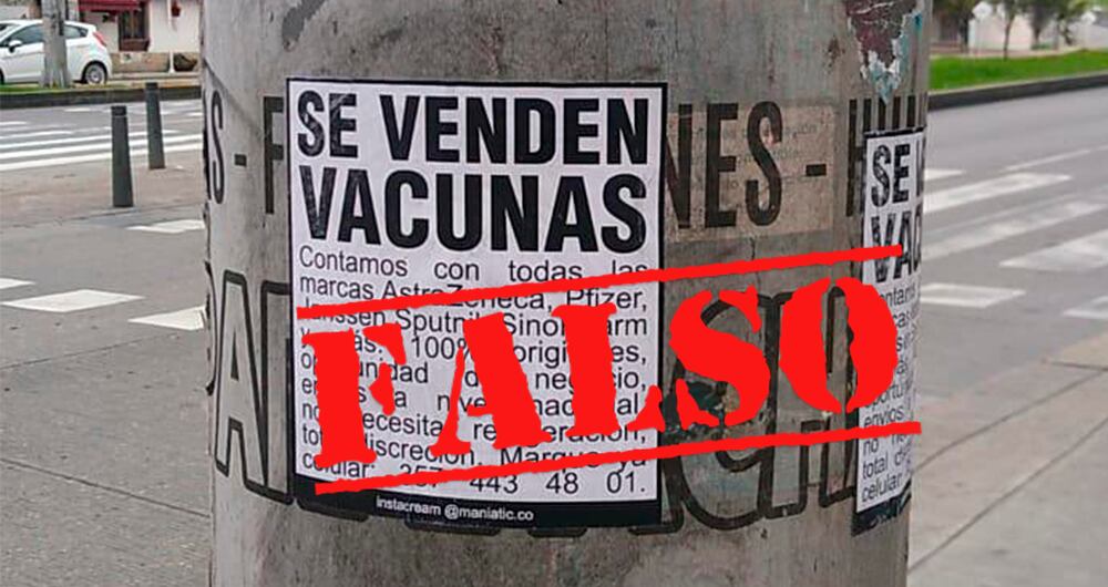 "La gente no lee": Habla autor del falso cartel de venta de vacunas