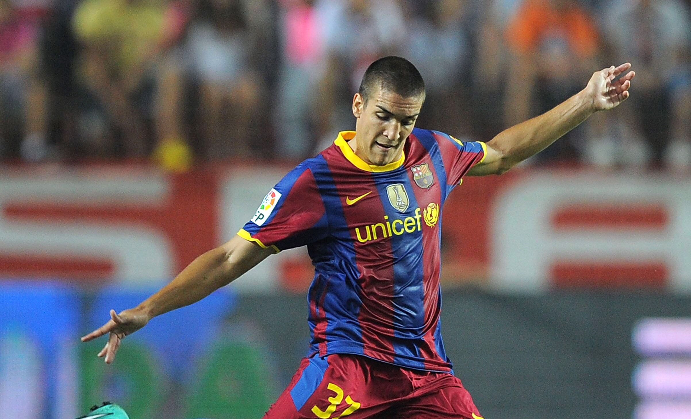 Oriol Romeu en su primera etapa con el Barcelona.