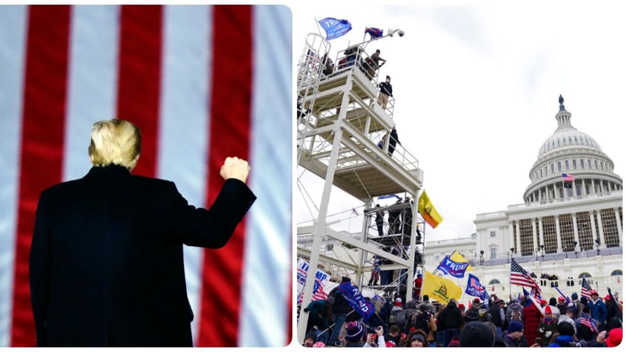Donald Trump- protestas en Washington