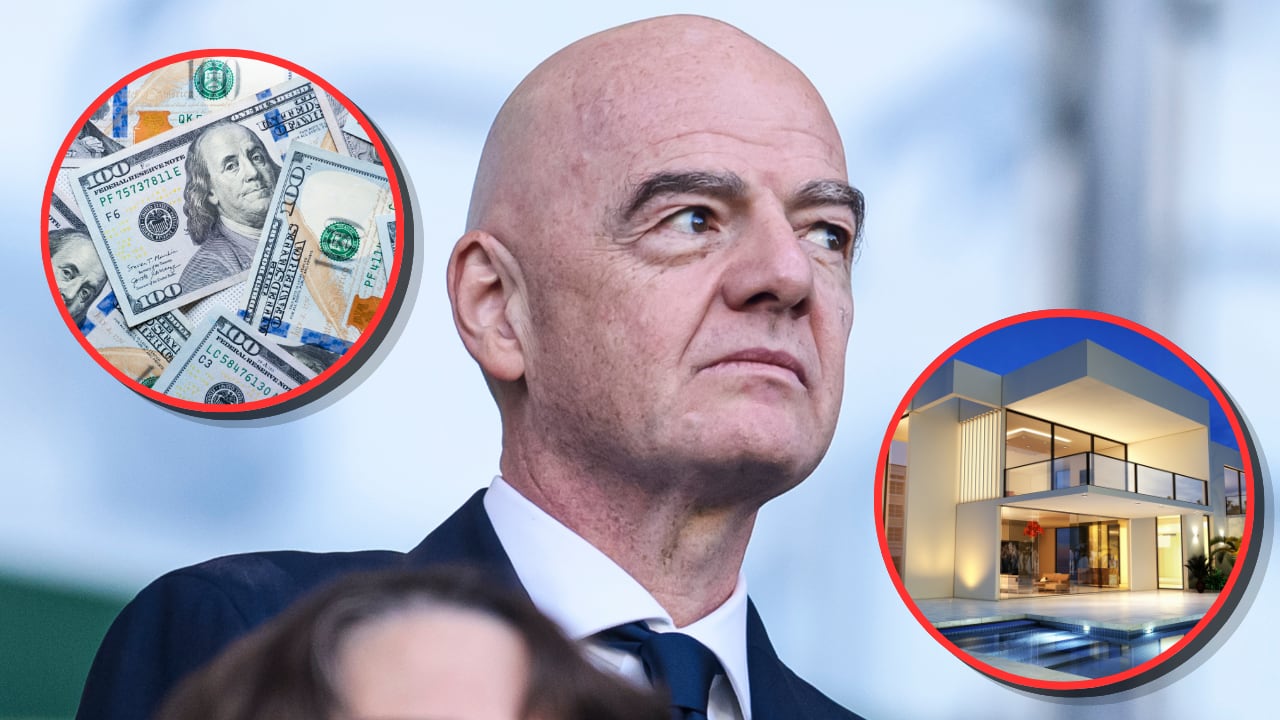 Presuntos ingresos no declarados y una supuesta mansión en Miami: Gianni Infantino (centro), en el ojo del huracán tras una denuncia del medio The Times.