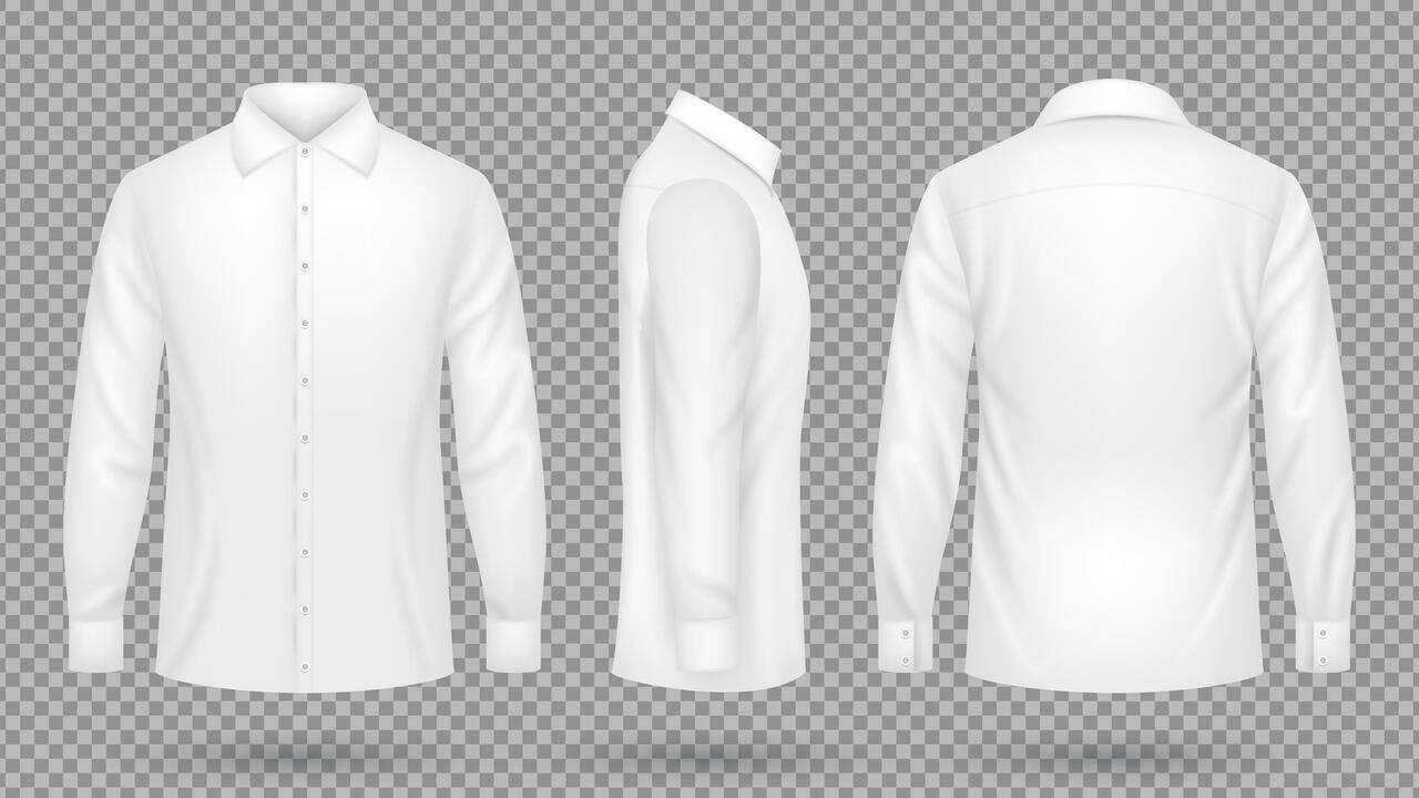 El cuello de las camisas blancas es muy susceptible de tomar un tono amarillo o percudirse.