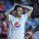 Santiago Montoya durante un partido contra América en el Pascual Guerrero