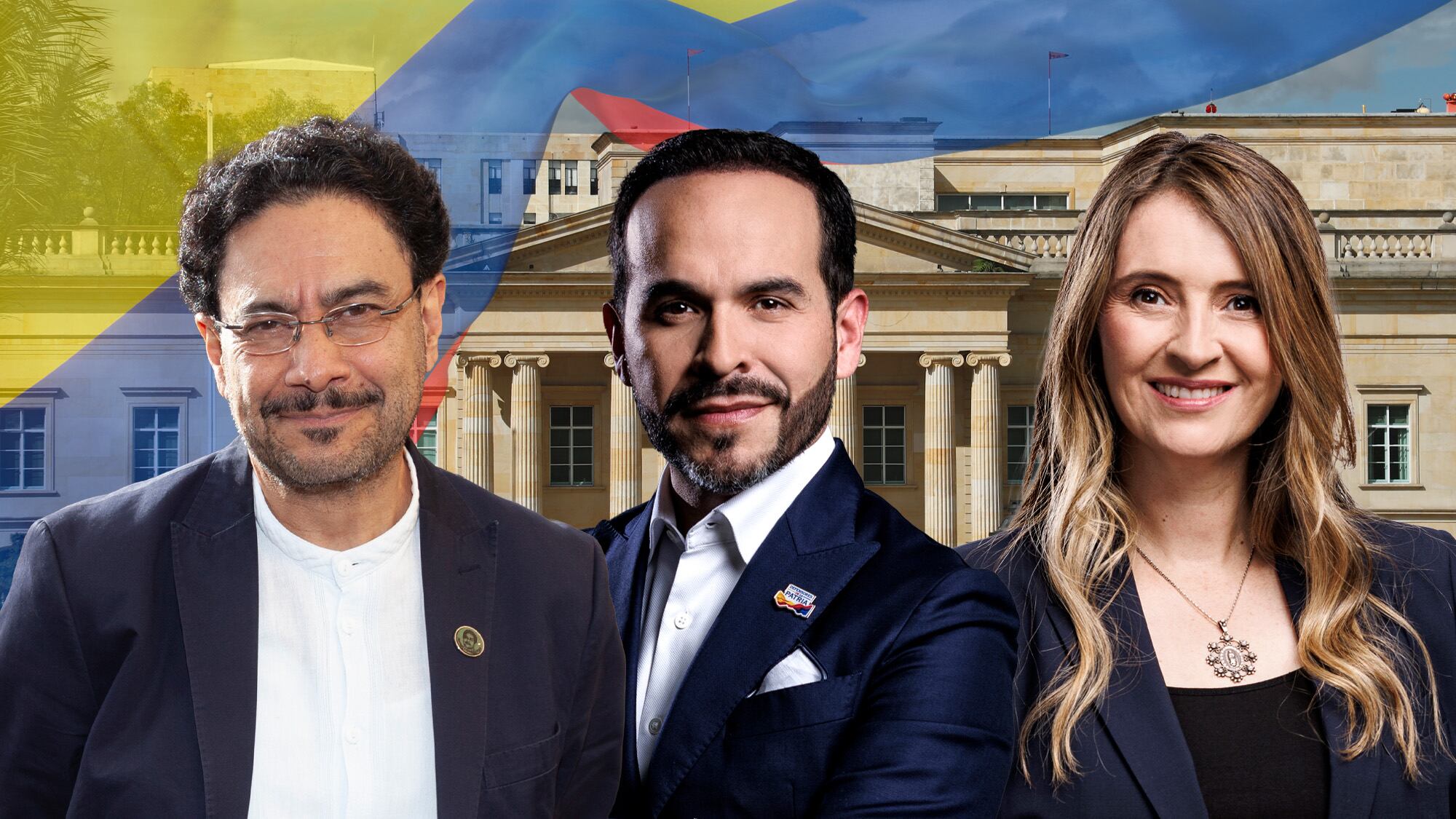 IVÁN CEPEDA, ABELARDO DE LA ESPRIELLA Y PALOMA VALENCIA.