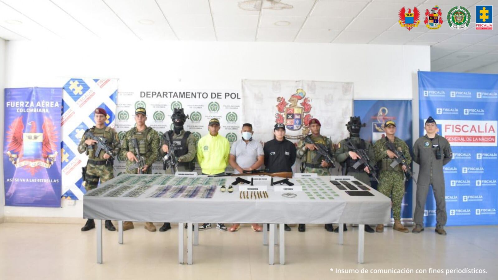 La Fiscalía lanzó una redada contra la extorsión. Más de 377 personas capturadas