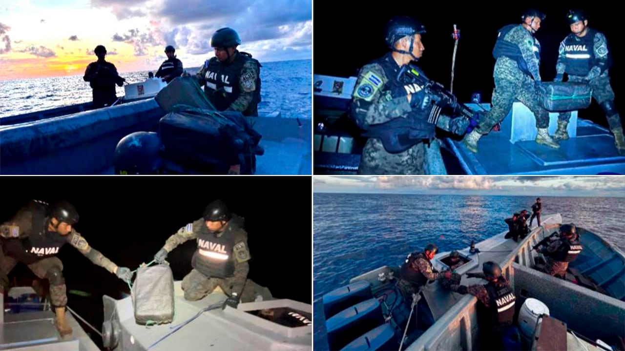 incautaron en el mar de Salvador, que anunció Bukele