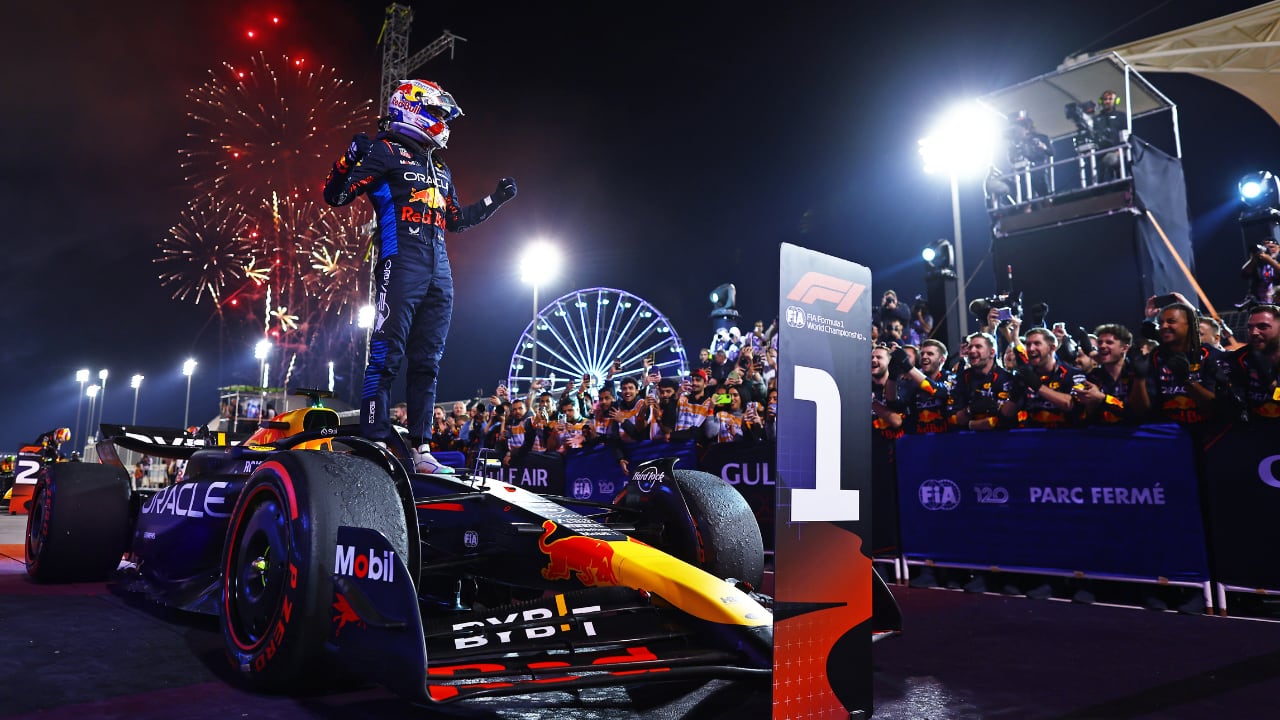 Max Verstappen, ganador del GP de Barheín