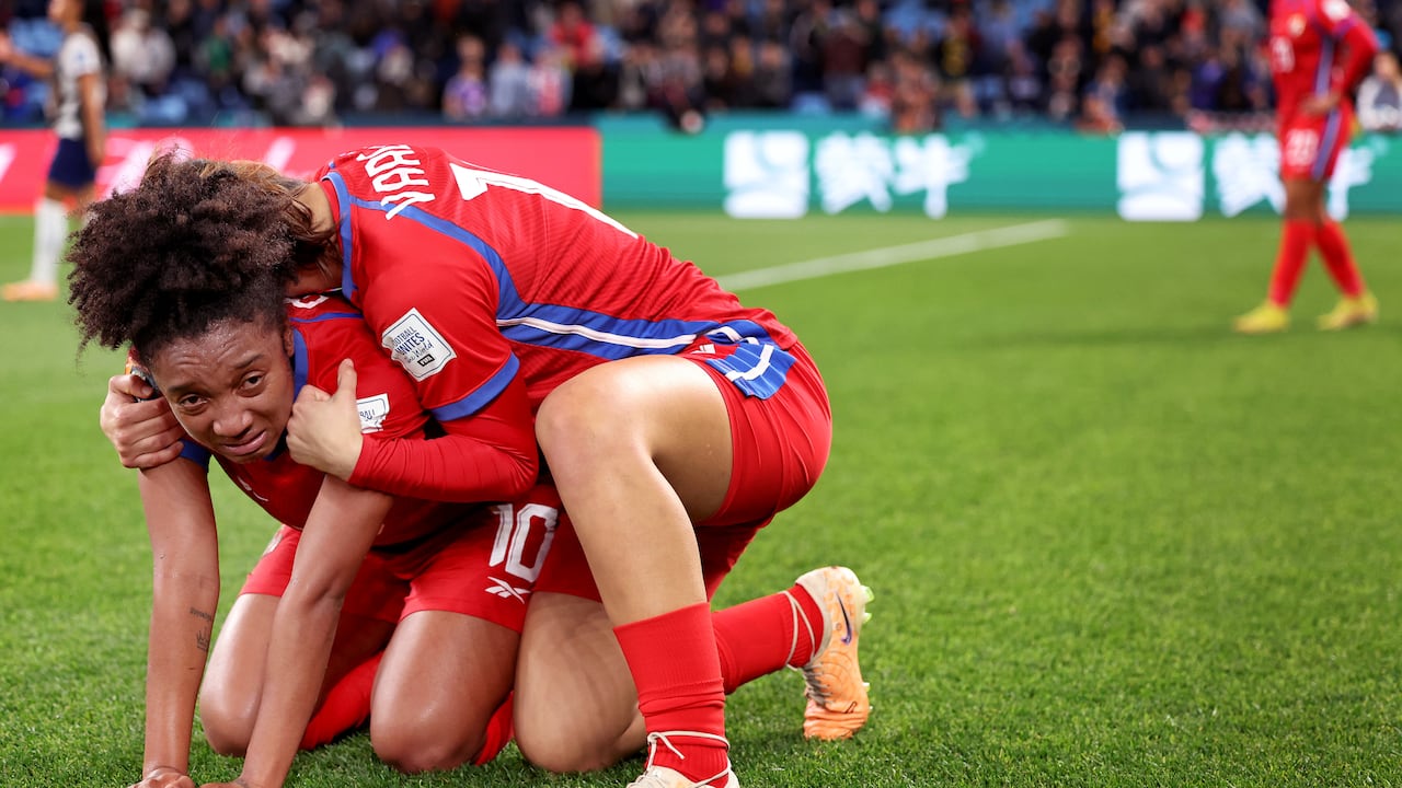 Panamá ante Francia en el Mundial Femenino 2023.