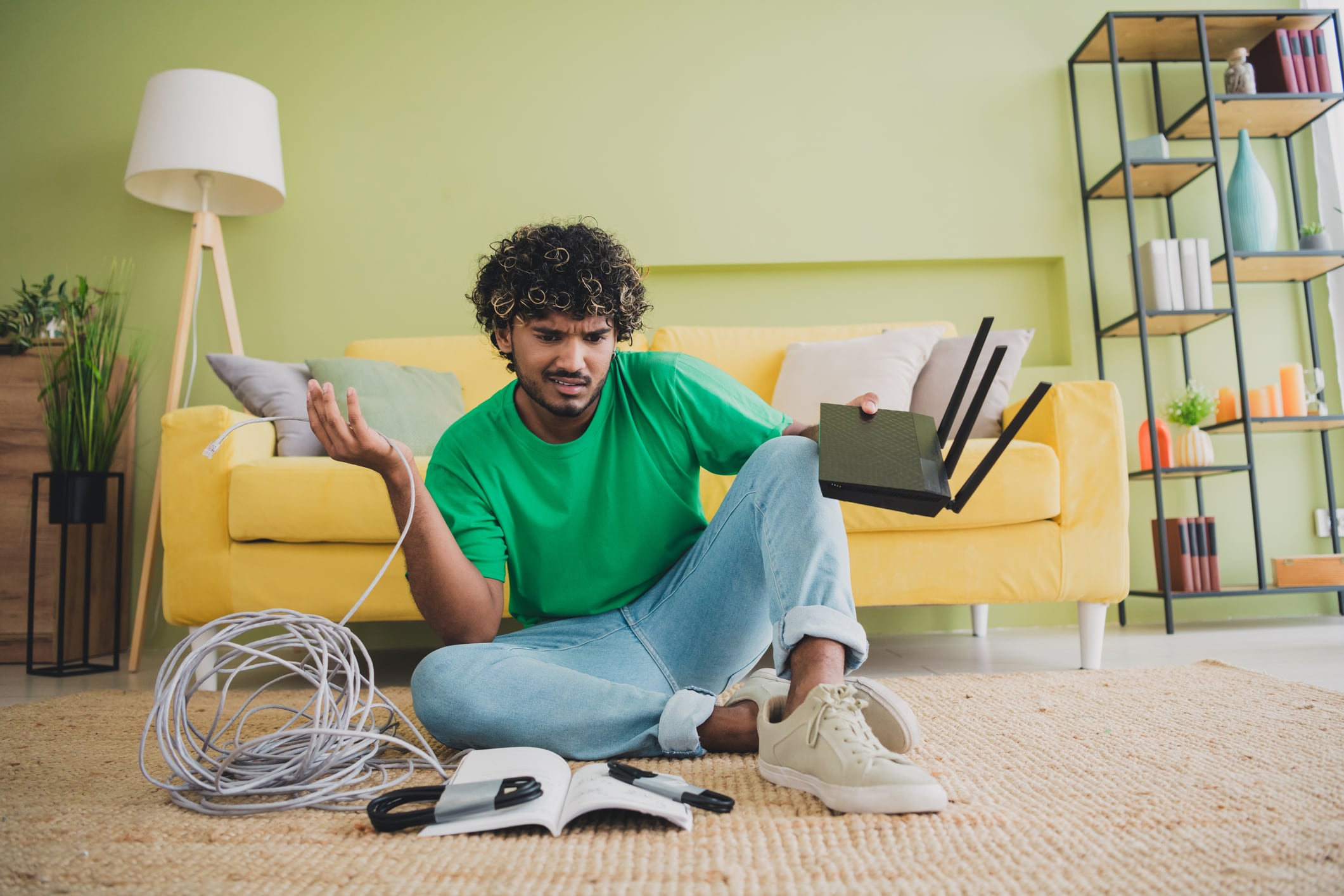 Evitar obstáculos como paredes y materiales metálicos ayudaría a prevenir un mal rendimiento en el internet.