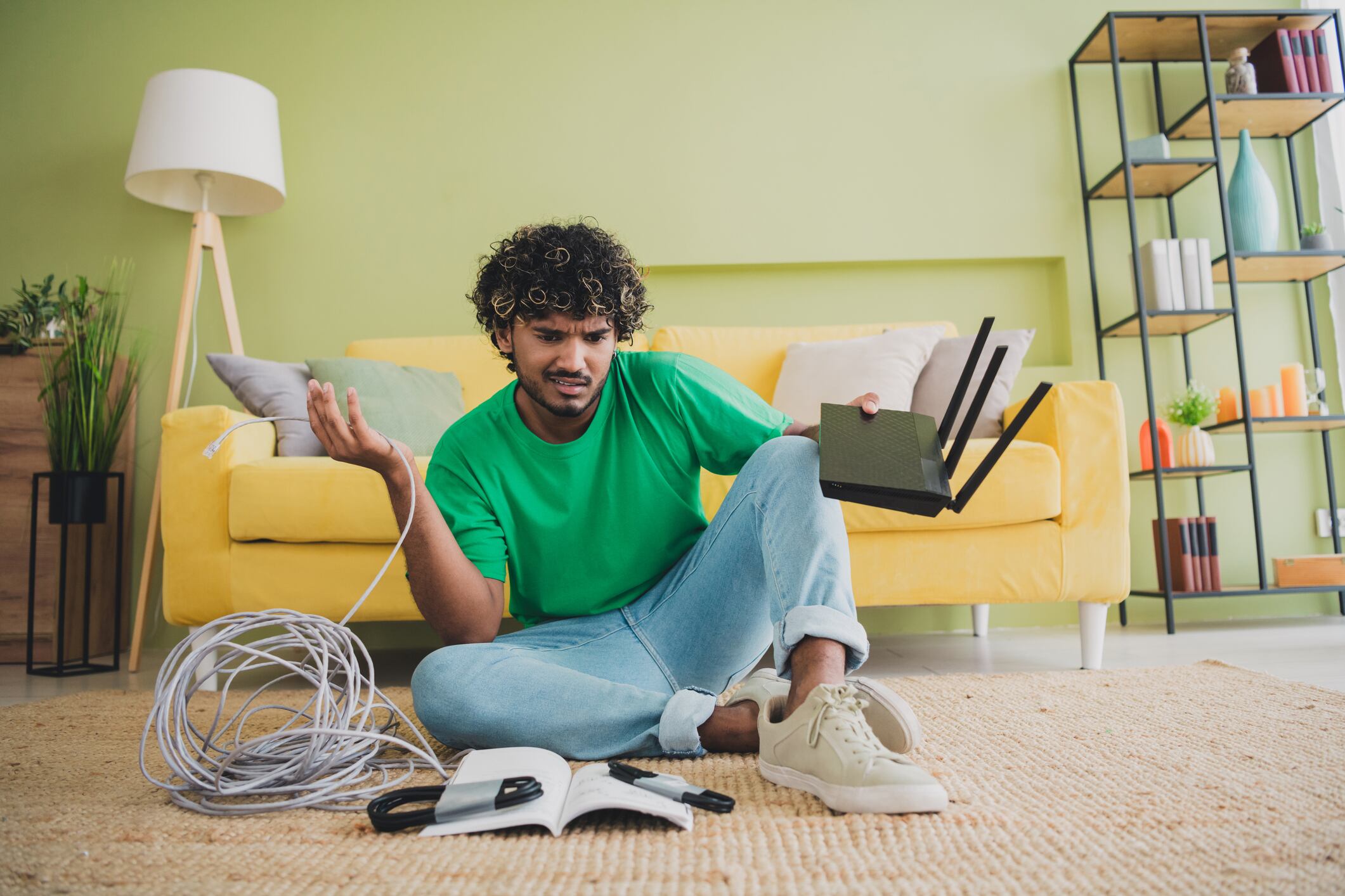 Evitar obstáculos como paredes y materiales metálicos ayudaría a prevenir un mal rendimiento en el internet.