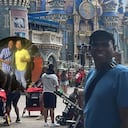 Tino Asprilla junto a su hijo, Santiago Asprilla