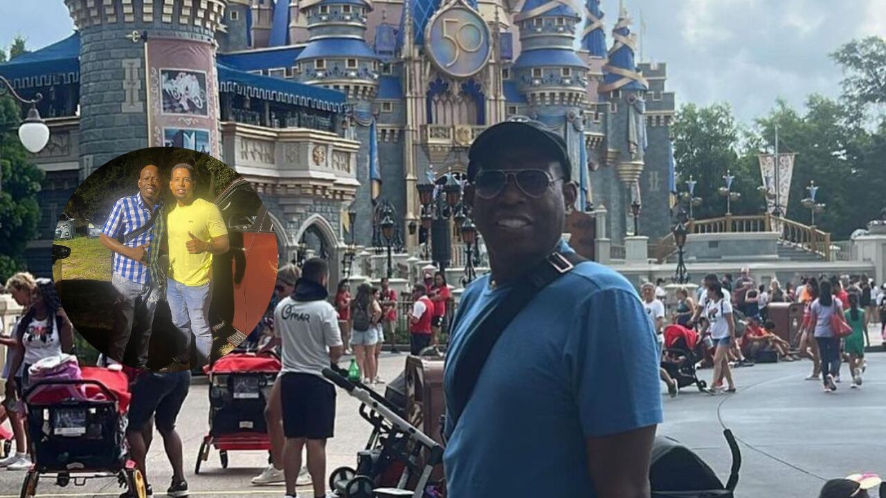 Tino Asprilla junto a su hijo, Santiago Asprilla