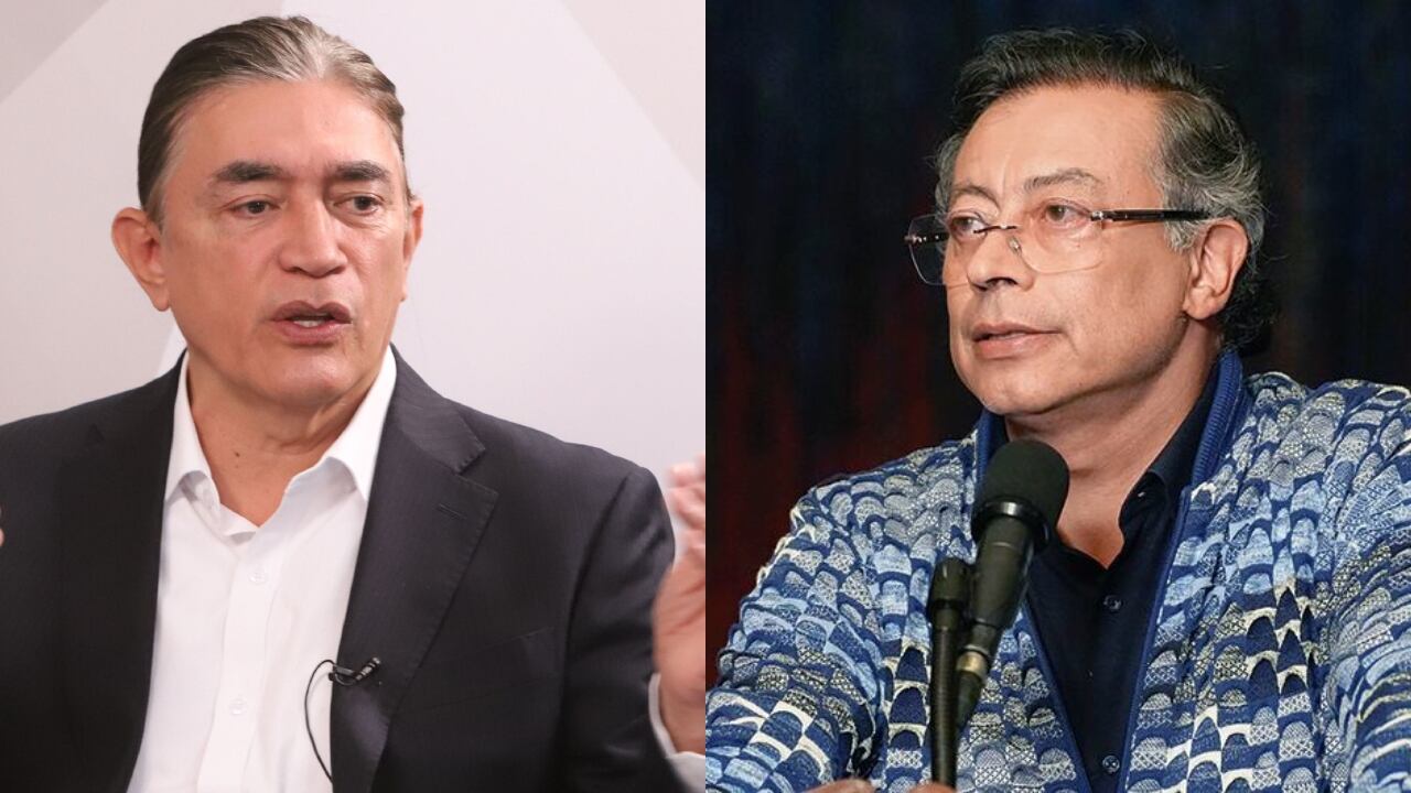 Gustavo Bolívar y Gustavo Petro