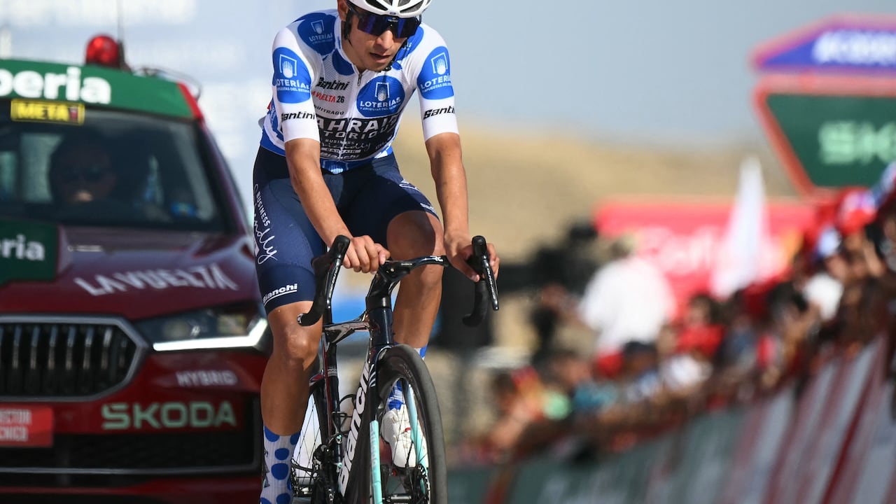Santiago Buitrago fue el protagonista en la etapa 14 de la Vuelta a España.