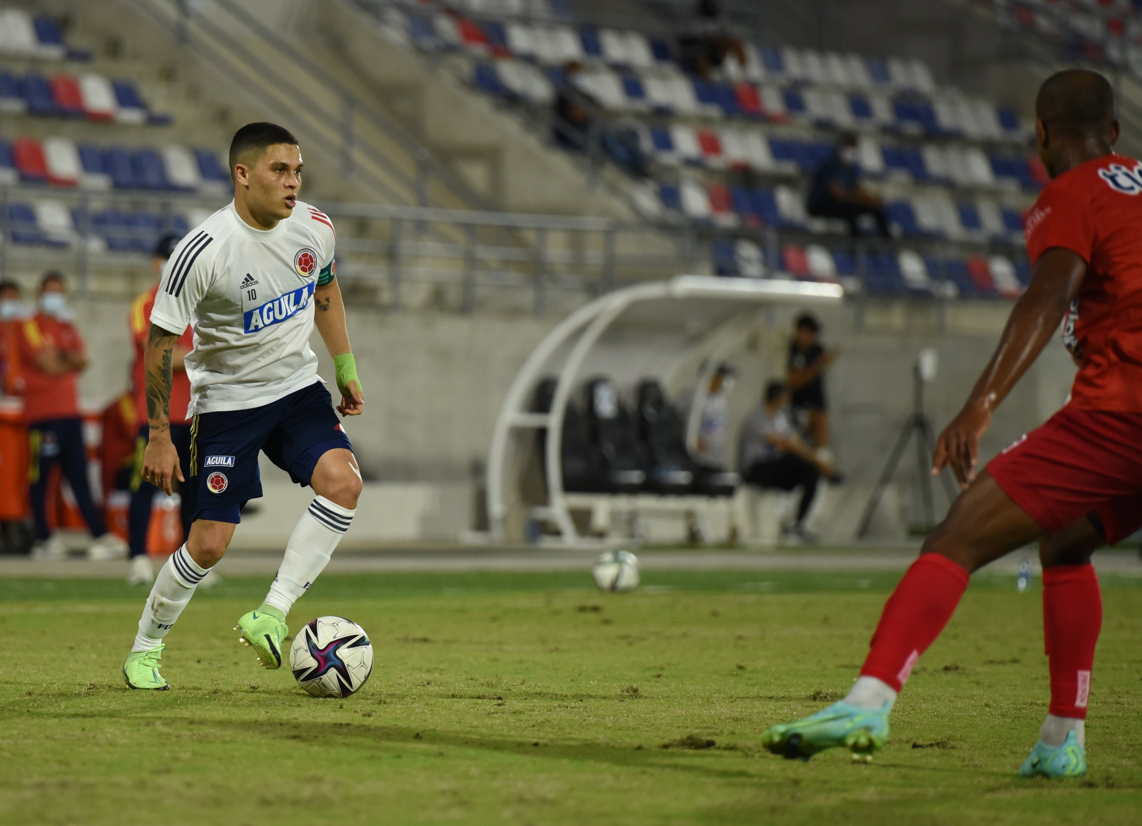 Juan Fernando Quintero , el volante de la Selección Colombia liderará desde el medio campo el equipo de Reinaldo Rueda vs Honduras.