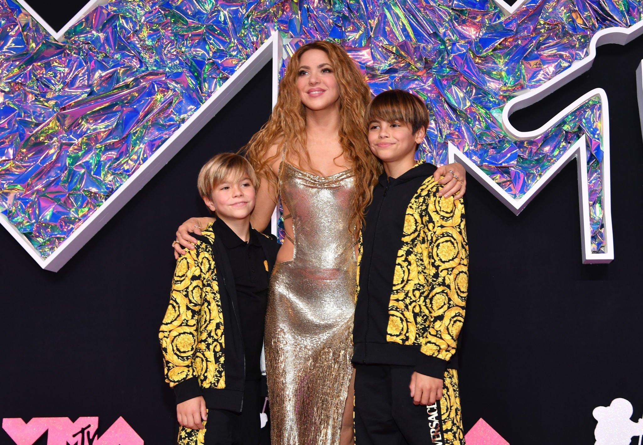 Shakira y sus hijos