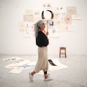 Vistamos el taller de la artista bogotana Luz Lizarazo para que nos hablara de la obra que abre la bienal de Malta, de su autoría, y del arte que la mueve.