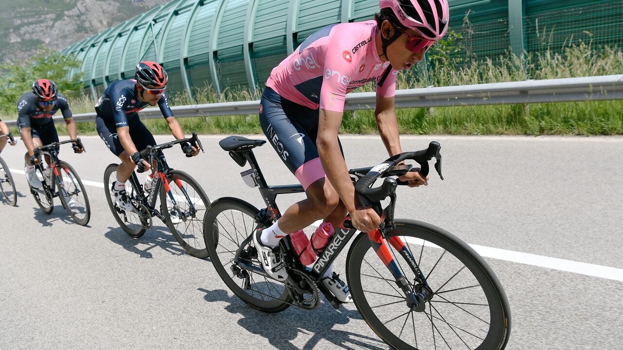 Egan Bernal en el Giro de Italia 2021.